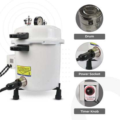 Dentis Insta-Clave Autoclave with Timer And Drum - 14L